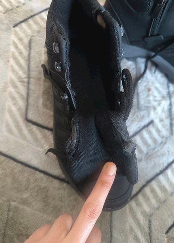 Siyah Gri Bağcıklı Erkek Outdoor Bot - Görsel 4