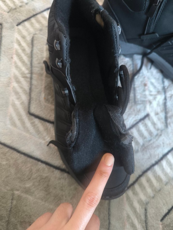 Siyah Gri Bağcıklı Erkek Outdoor Bot - Görsel 4