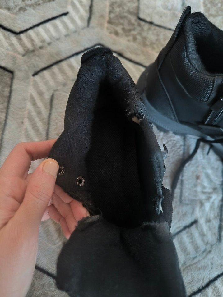 Siyah Gri Bağcıklı Erkek Outdoor Bot - Görsel 3