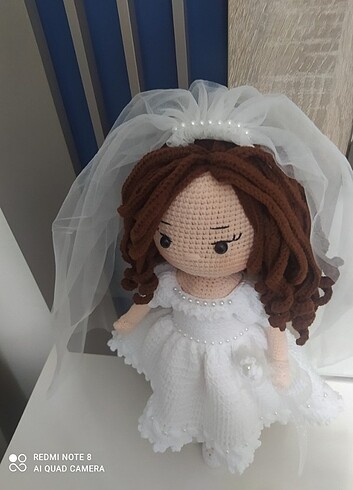 Beden Renk amigurumi gelin bebek