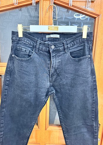 Erkek Siyah Regular Fit Kot Pantolon - Görsel 3