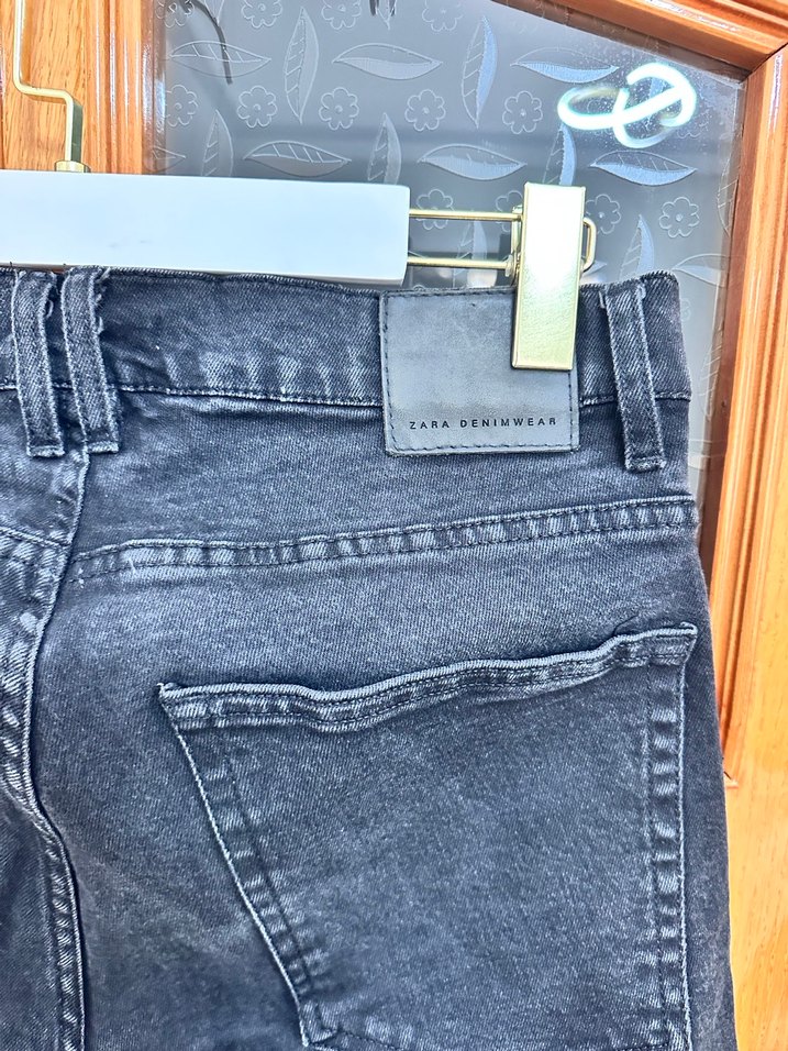 Erkek Siyah Regular Fit Kot Pantolon - Görsel 5