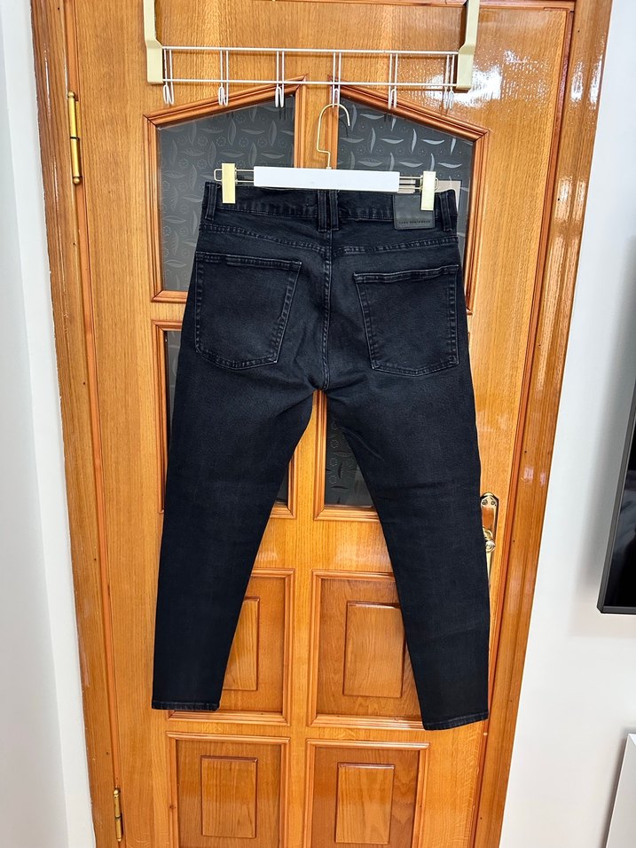 Erkek Siyah Regular Fit Kot Pantolon - Görsel 4