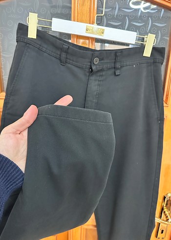 Siyah Kemerli Erkek Pantolon - Görsel 3