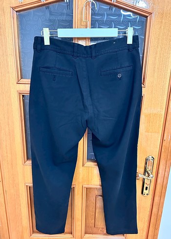 Siyah Kemerli Erkek Pantolon - Görsel 4