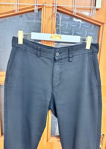 Siyah Kemerli Erkek Pantolon - Görsel 2