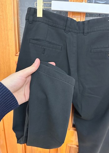 Siyah Kemerli Erkek Pantolon - Görsel 5