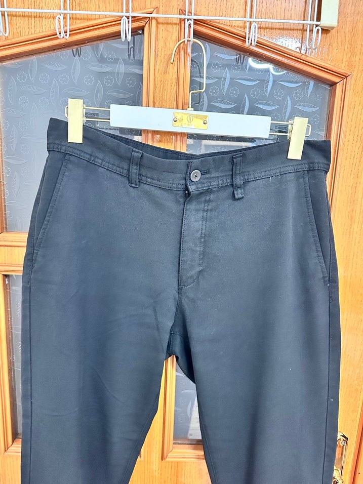 Siyah Kemerli Erkek Pantolon - Görsel 2