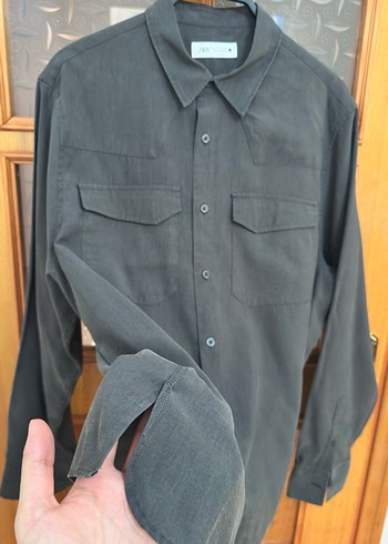 Zara modal kumaş gömlek - Görsel 5