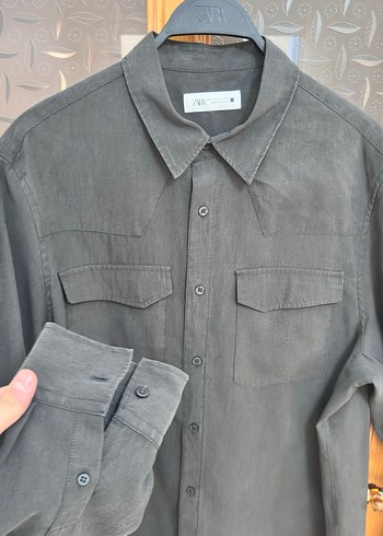 Zara modal kumaş gömlek - Görsel 3