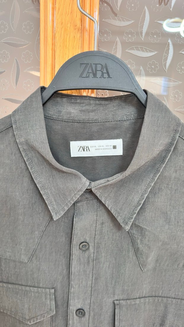Zara modal kumaş gömlek - Görsel 2