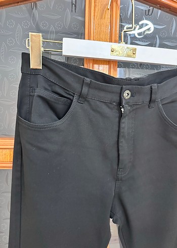 Siyah Regular Fit Erkek Pantolon - Görsel 2