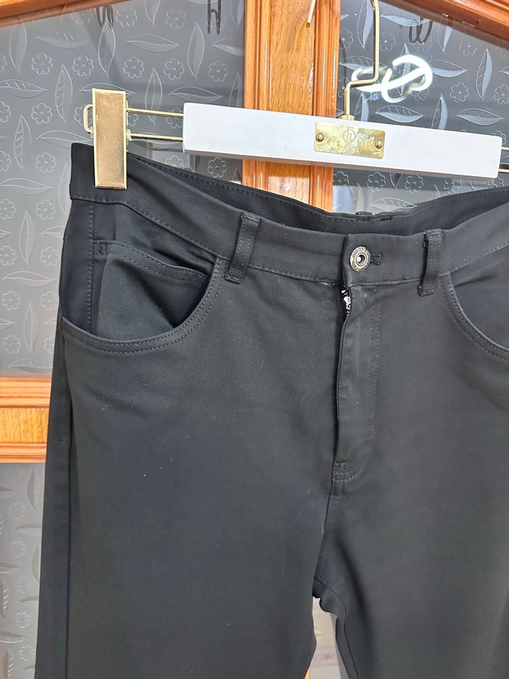 Siyah Regular Fit Erkek Pantolon - Görsel 2