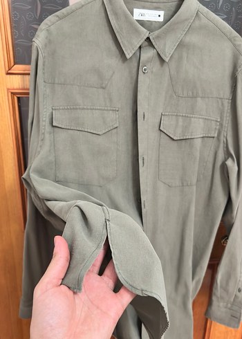 Gri Süet Erkek Gömlek Uzun Kollu Regular Fit - Görsel 3