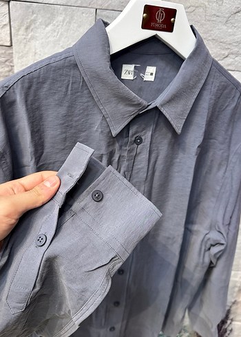 Zara modal kumaş gömlek - Görsel 5