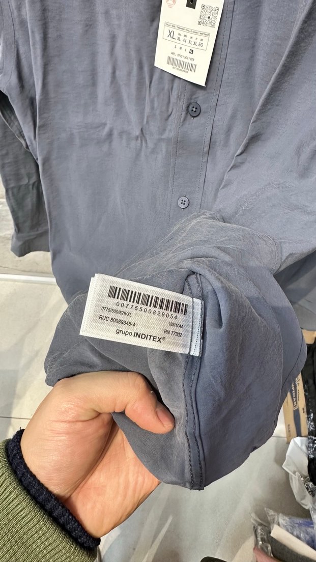 Zara modal kumaş gömlek - Görsel 3