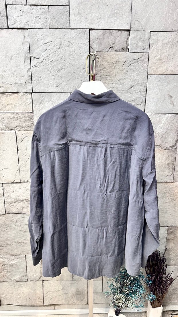 Zara modal kumaş gömlek - Görsel 4