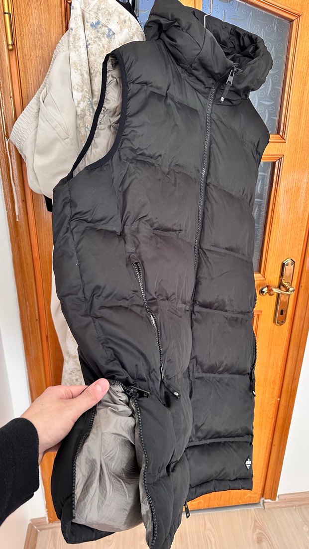 Siyah Kapüşonlu Erkek Şişme Yelek - Görsel 2