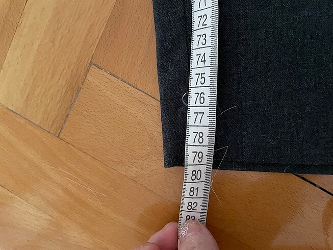 m Beden gri Renk Gri kumaş pantolon