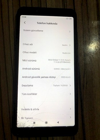XİAOMİ REDMİ 6A 2/16GB TR KIRIK KULLANIMA ENGEL DEĞİL - Görsel 5