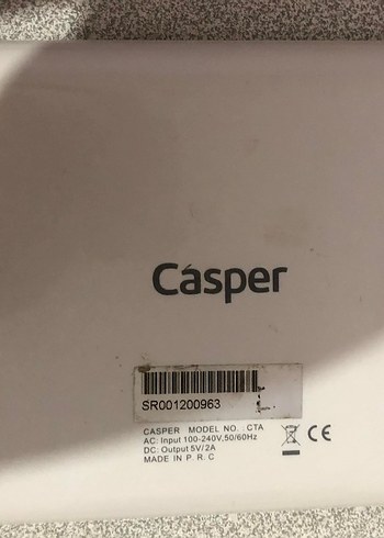 Casper CTA 7inç tablet tepki yok parça amaçlı - Görsel 2
