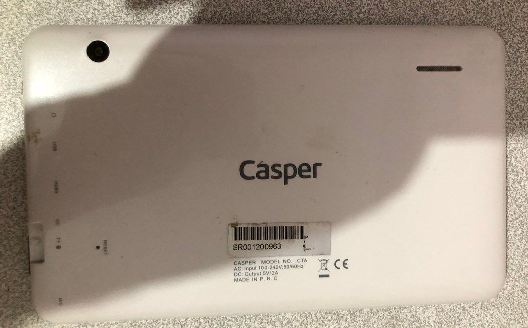 Casper CTA 7inç tablet tepki yok parça amaçlı - Görsel 2