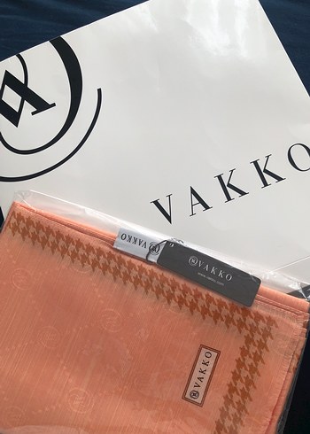 Vakko Vakko Kadın Camel Pilili Şal