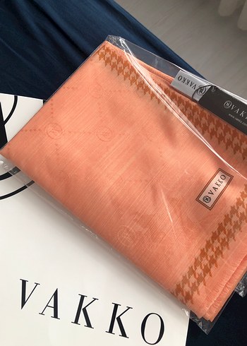 Vakko Kadın Camel Pilili Şal