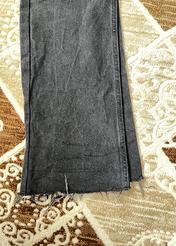 Siyah Kadın Uzun Paça Kot Pantolon - Görsel 3