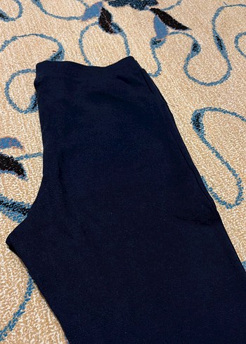 Kadın Lacivert Fit Kesim Midi Tayt - Görsel 2