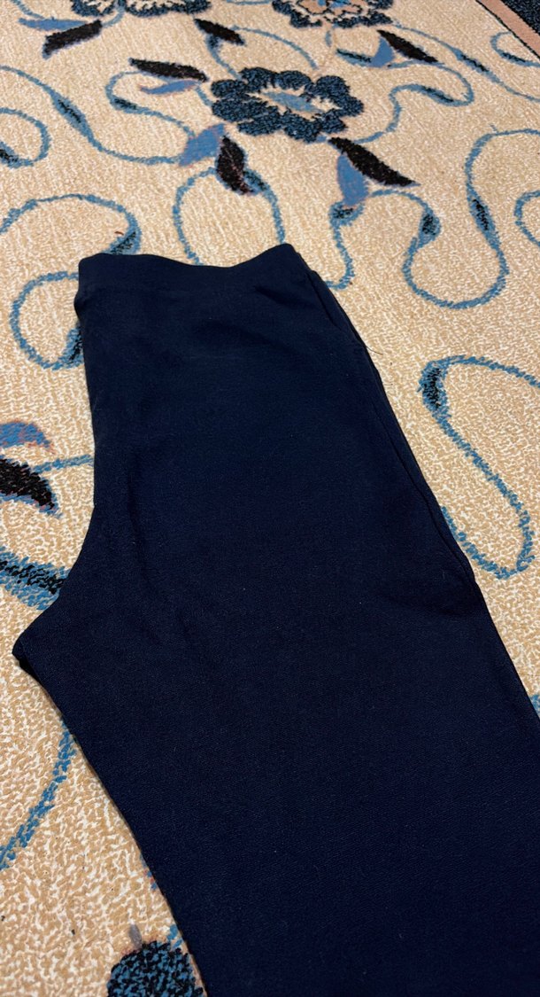 Kadın Lacivert Fit Kesim Midi Tayt - Görsel 2