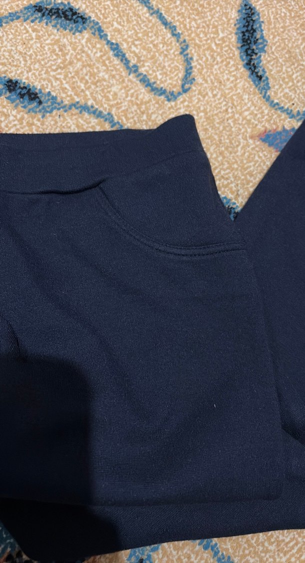 Kadın Lacivert Fit Kesim Midi Tayt - Görsel 3