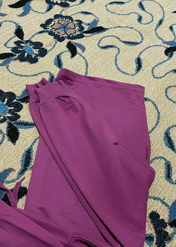 Mor Kapüşonlu Kadın Sweatshirt - Görsel 3