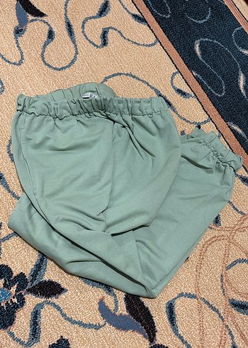 Yeşil Rahat Kesim Kadın Eşofman Altı - Görsel 2