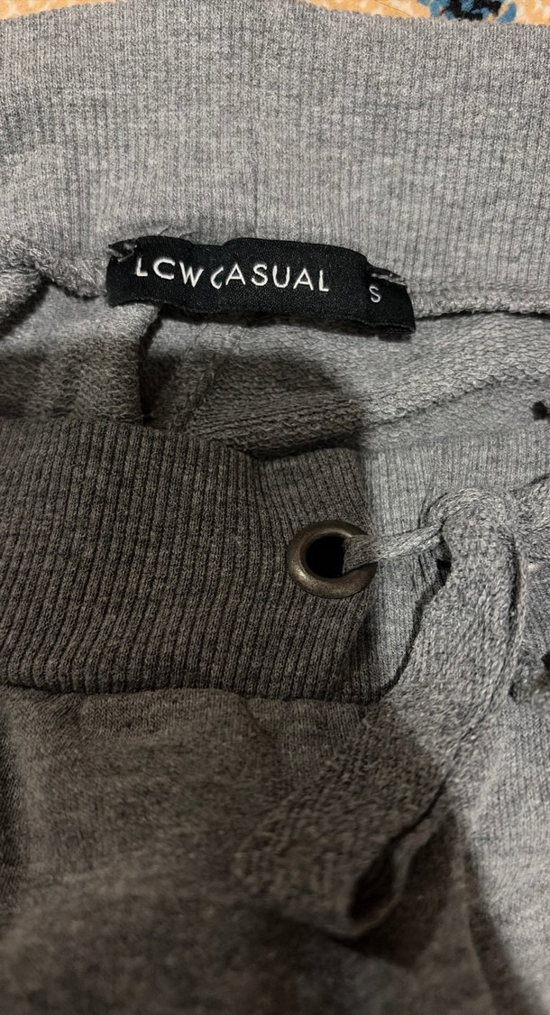 Gri Kadın Örme Rahat Kesim Eşofman - Görsel 3