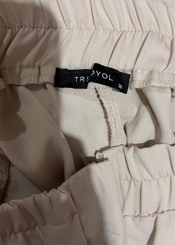 Beyaz Rahat Kesim Kadın Pantolon - Görsel 3