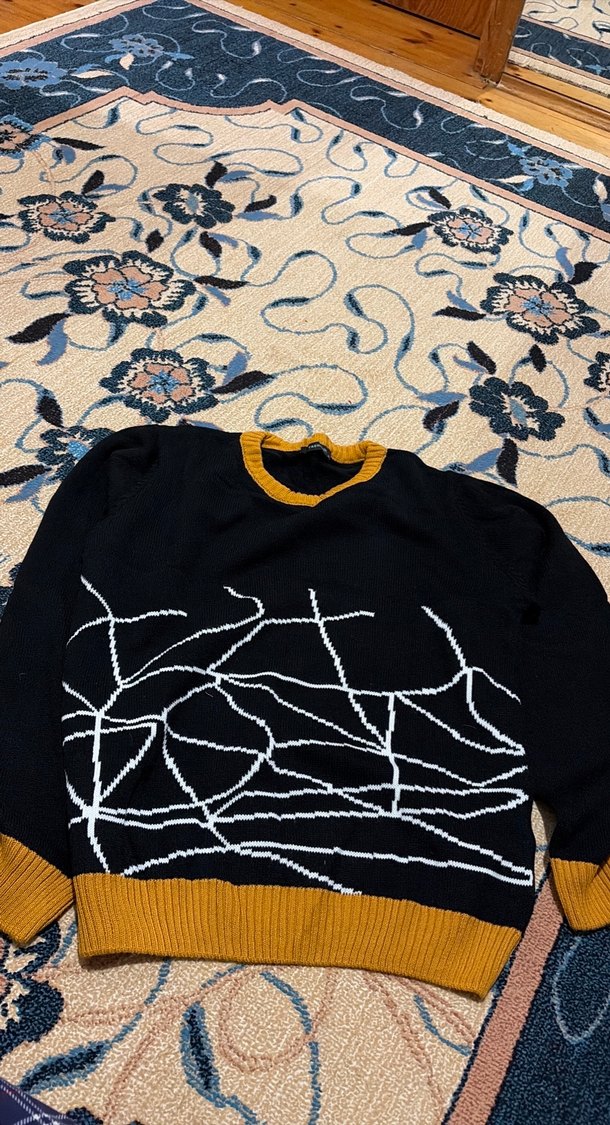 Nakışlı Kadın Triko Kazak - Görsel 3