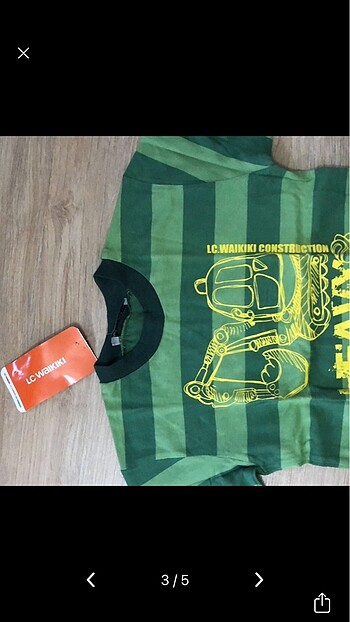 24-36 Ay Beden Waikiki 3 yaş erkek çocuk tshirt
