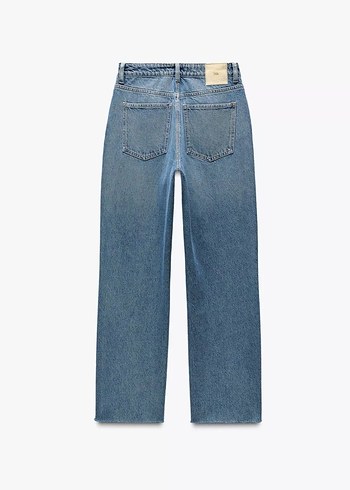m Beden mavi Renk Zara Yüksek Bel Jean