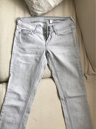 Mango açık gri kot pantolon skinny fit