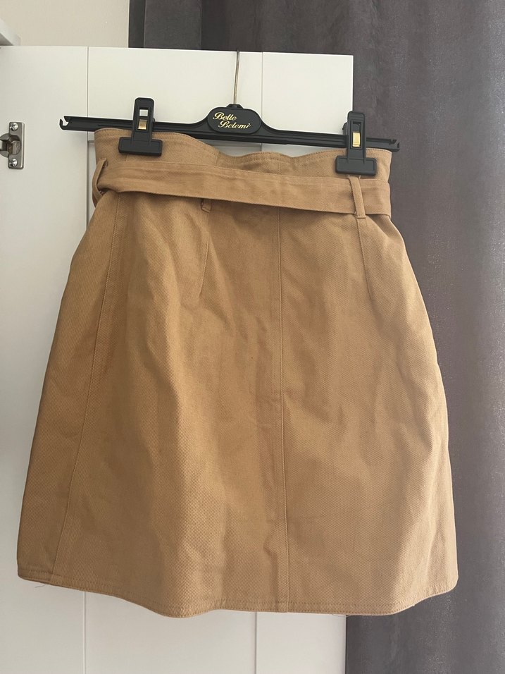 Kuşaklı Mini Etek - Görsel 2