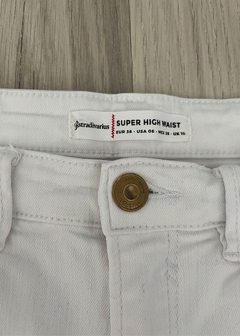 stradivarius kesik kısa paça jean - Görsel 2