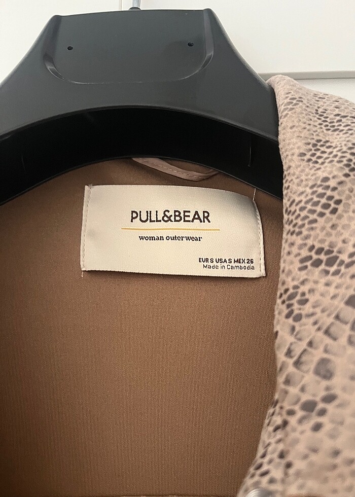 pull and bear desenli ceket - Görsel 3