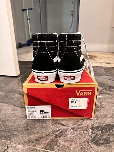 38 Beden siyah Renk Vans spor ayakkabı