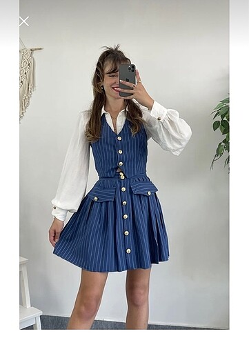 xl Beden Zara yelek etek takım