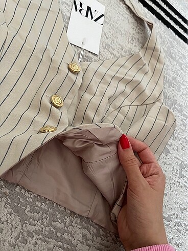 Zara Zara yelek etek takım