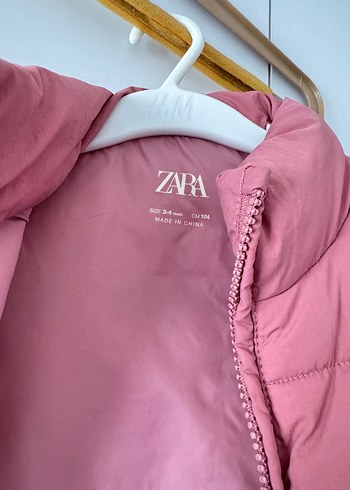 Zara Kız Çocuk Pembe Düğmeli Yelek