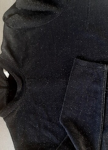 H&M gri simli midi etekli takım - Görsel 6