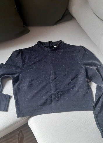 H&M gri simli midi etekli takım - Görsel 8