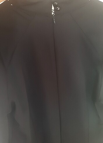 Siyah uzun kol kısa elbise - Görsel 6